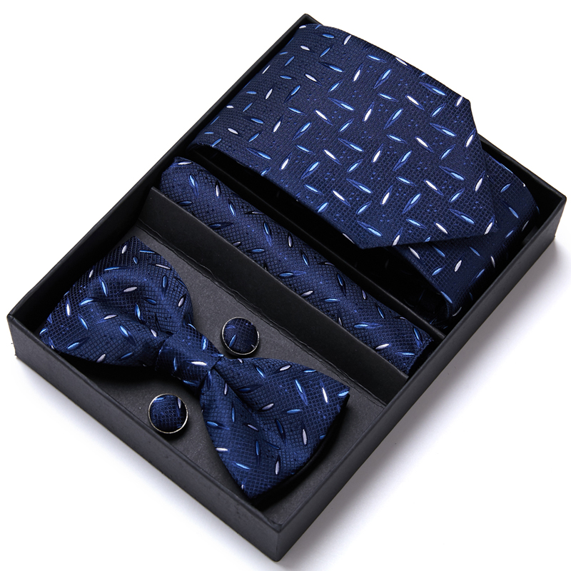 Tie For Men Formal Dress Tuxed - Neck Tie Set Box 评论和价格