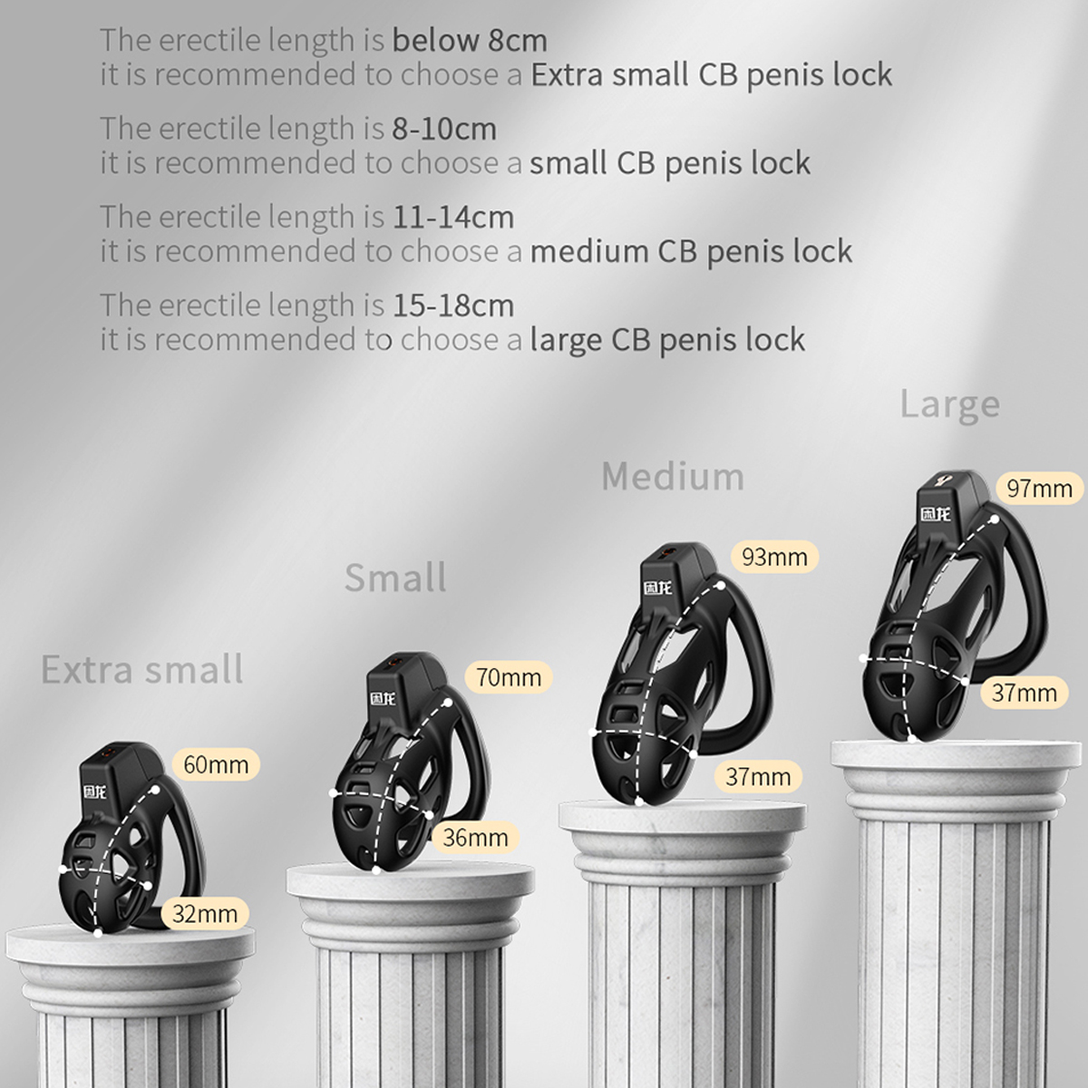 Male Chastity Cage Penis Lock  - Men'S Accessories 评论和价格