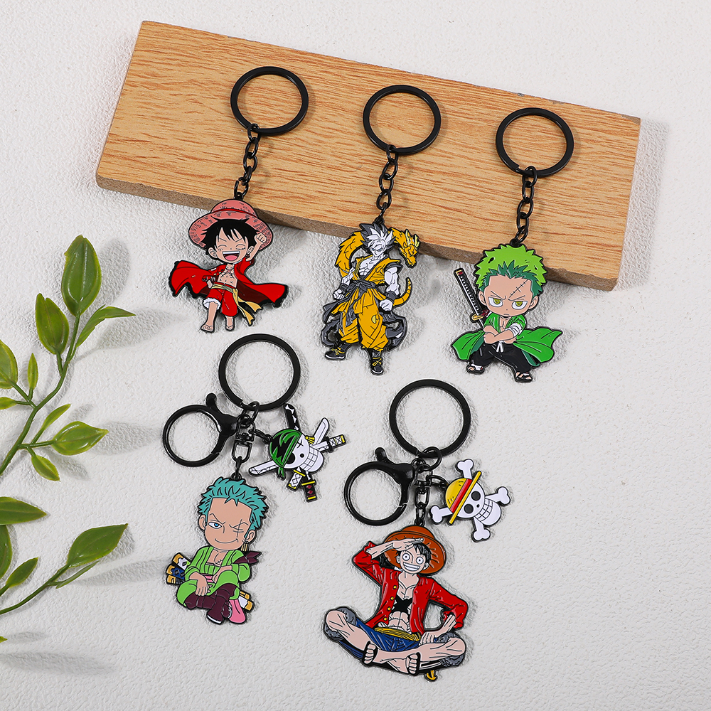One Piece Anime Keychain Featu - Men Accessories Fashion 评论和价格