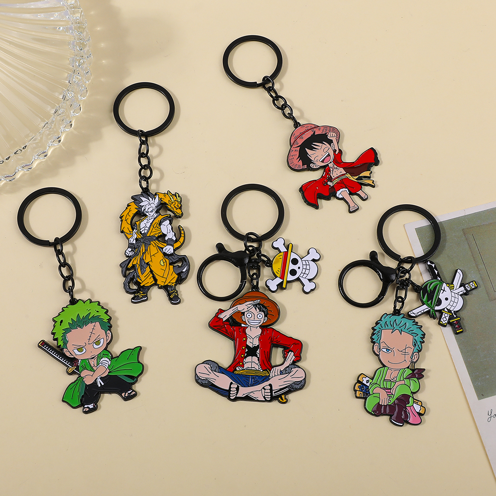 One Piece Anime Keychain Featu - Men Accessories Fashion 评论和价格