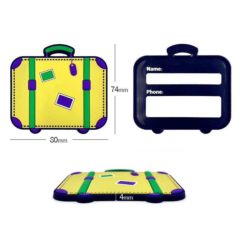 Creative PVC Luggage Tag Multi - Men'S Accessories Essentials 评论和价格