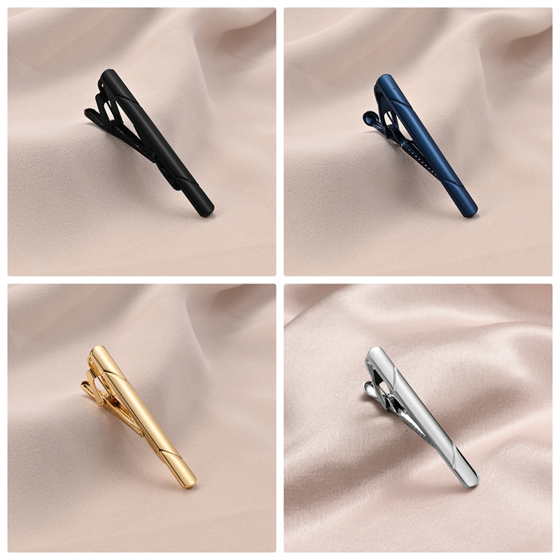 7/8/10 PCS Tie Clip Set With G - Cufflink Box Set 评论和价格