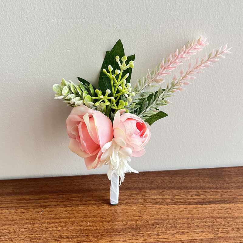 Boutonniere Wedding Party Acce - Men Accessories Bouquet 评论和价格