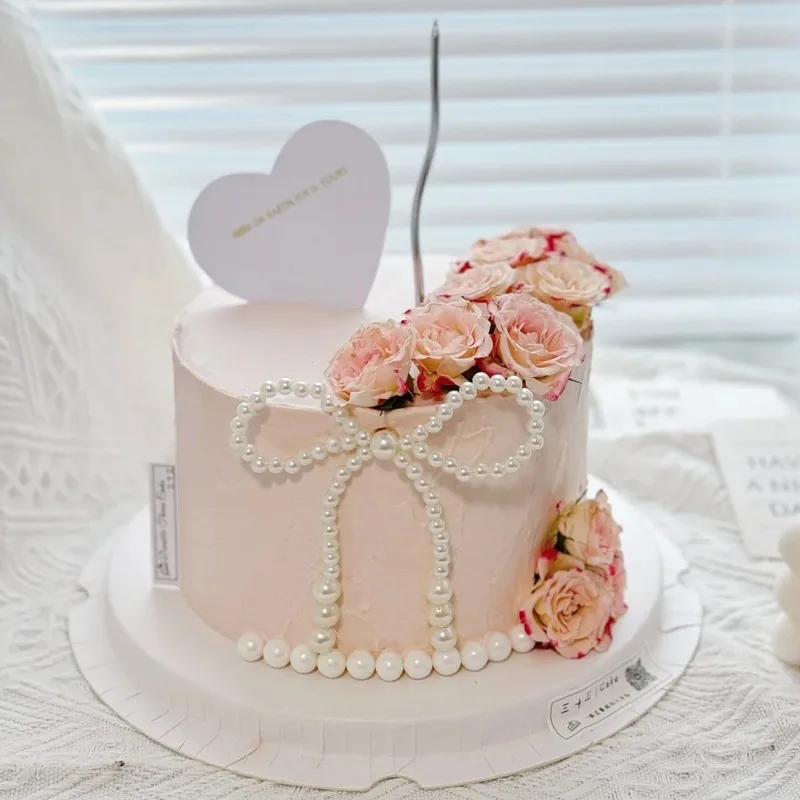 1/3/5/10PCS White Pearl Bow Bo - Men Accessories Bouquet 评论和价格