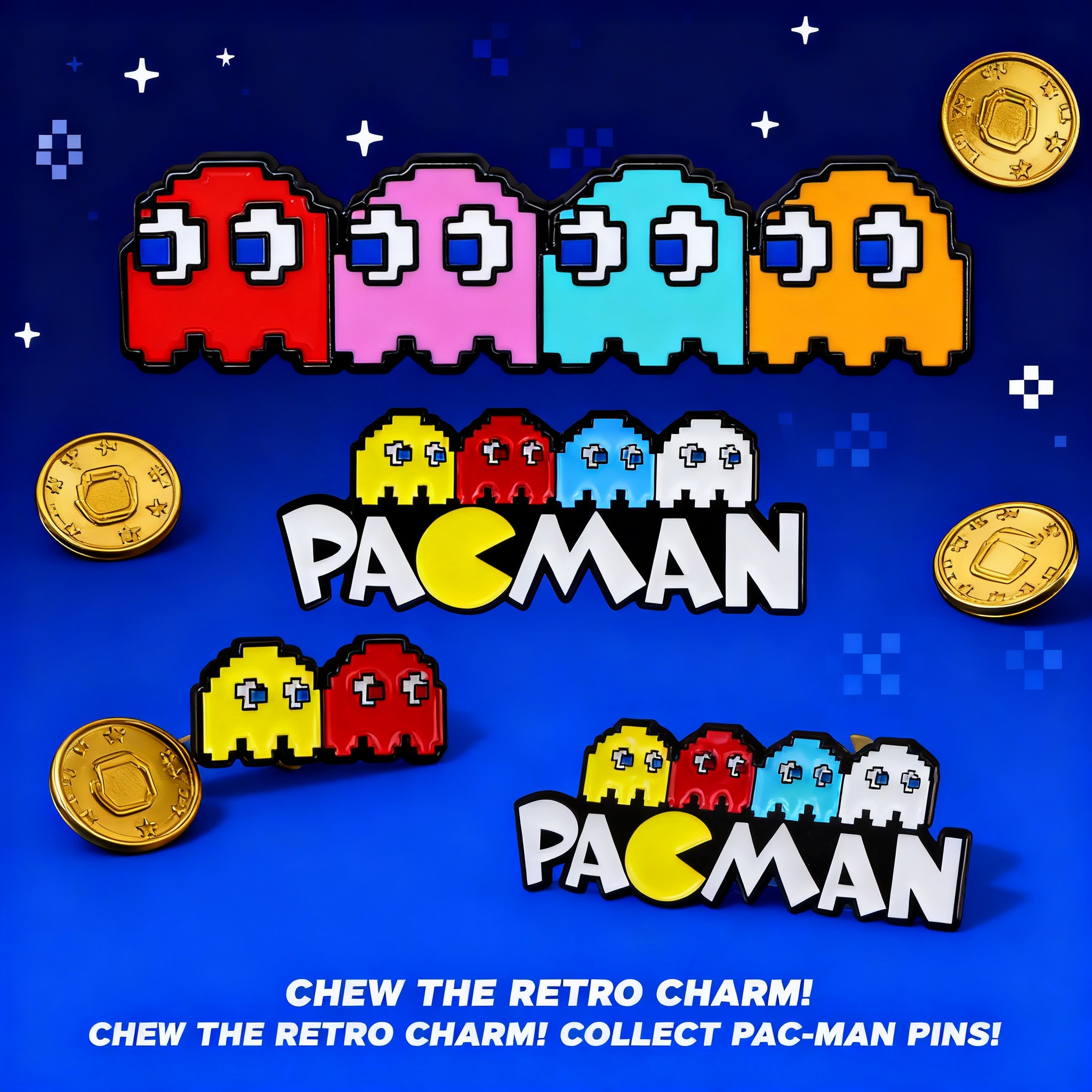 Pac-Man Game Brooch Pin Badge  - Men Accessories Brooch 评论和价格