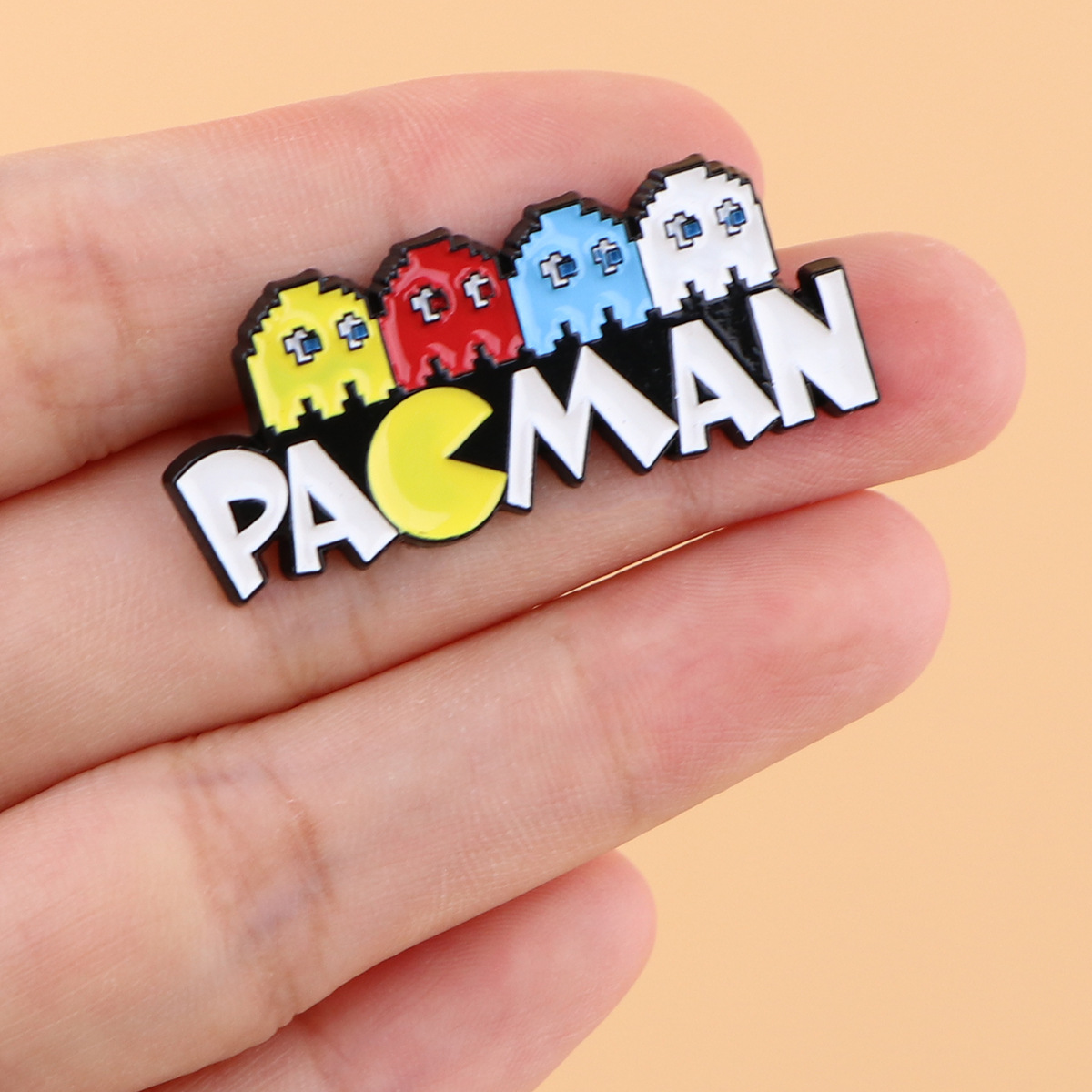 Pac-Man Game Brooch Pin Badge  - Men Accessories Brooch 评论和价格