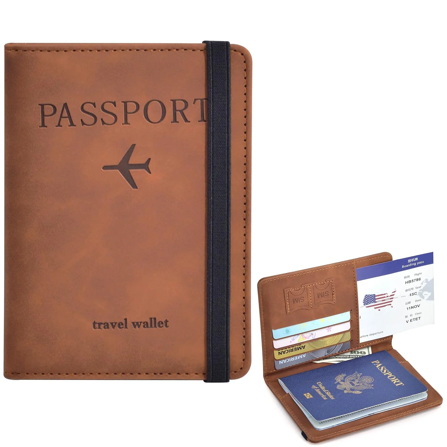 Passport Holder for Travel Ess - Men'S Accessories Essentials 评论和价格