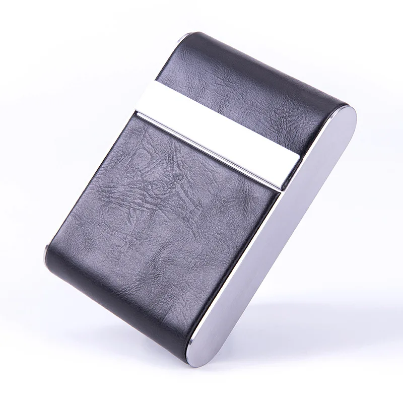 Leather Metal Cigarette Case,  - Men'S Accessories 评论和价格