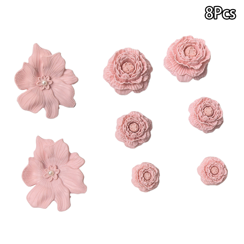 8/17Pcs DIY 3D Flowers Shoes D - Men Accessories Bouquet 评论和价格