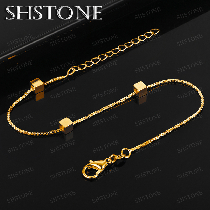 Hot 18k Gold Mesh Chain Square - Men'S Accessories Trending 评论和价格
